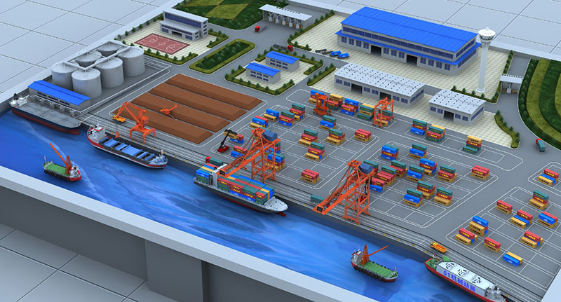 西青区工业沙盘3